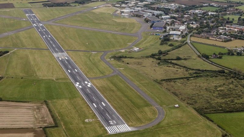 Lotnisko Cranfield Airport otrzyma wirtualna wieżę kontroli lotów dostarczone przez spółkę Saab Digital Air Traffic Solutions. Fot. Saab/ Cranfield University