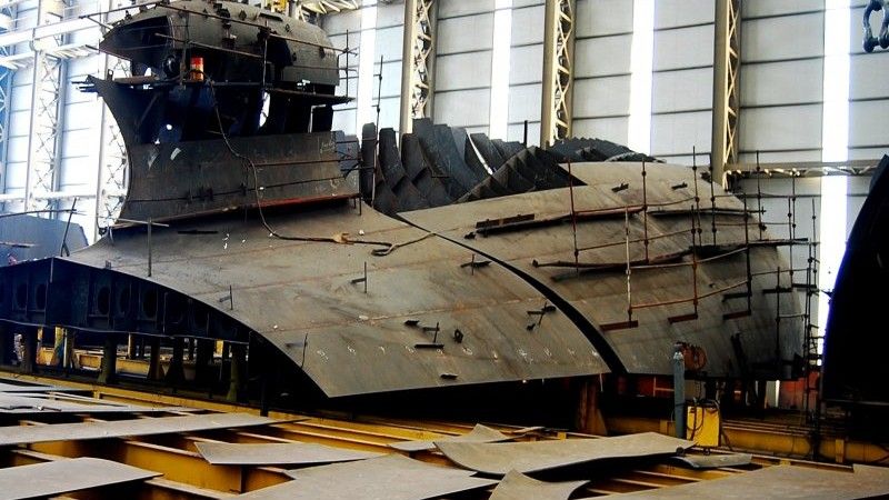 Nowy turecki "lotniskowiec" ma być zbudowany w stoczni Sedef - fot. www.kalkavanshipyard.com