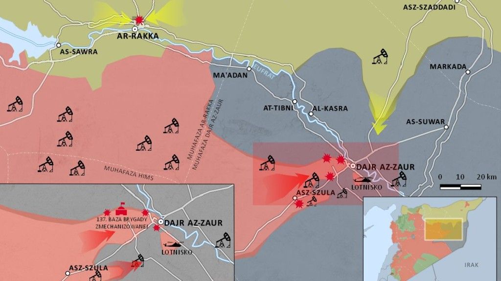 Bitwa o Dajr az-Zaur - stan na 9 września 2017 r.
