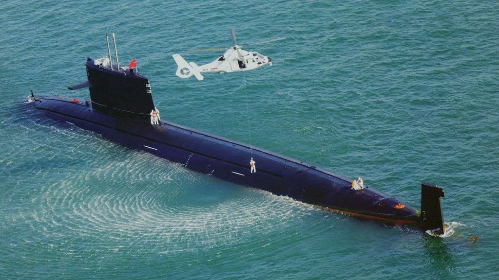 Chiński okręt podwodny typu 091 – fot. PLA Navy