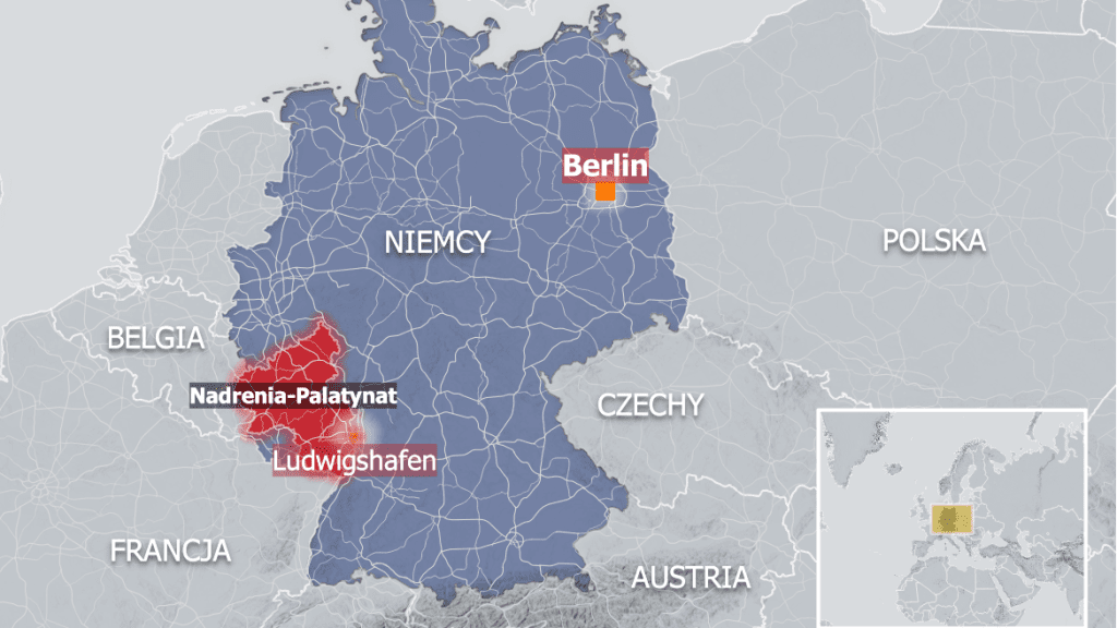 Ludwigshafen. Mapa: Defence24.pl