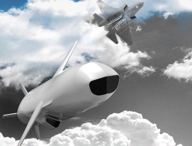 Nowy pocisk manewrujący JSM będzie przenoszony przez myśliwce F-35. Ilustracja: Kongsberg.