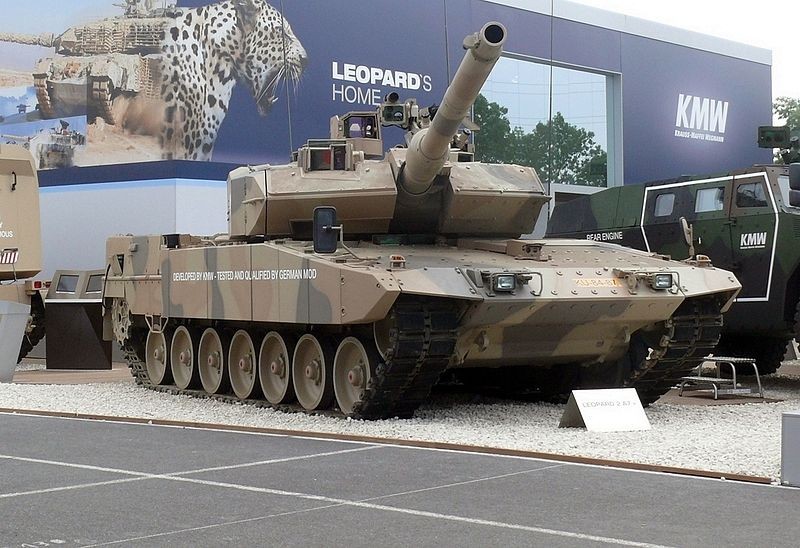 fot. Czołg Leopard 2A7 na targach Eurosatory 2010. – fot. wikimedia