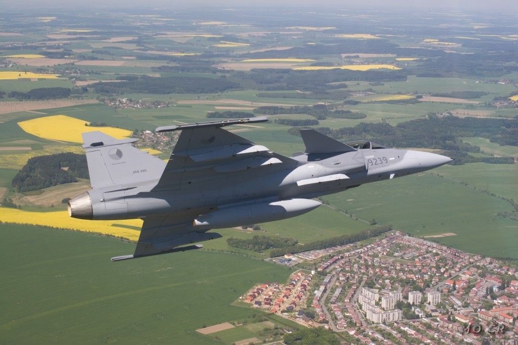 Czechy wydłużają leasing samolotów Gripen – fot. SAAB
