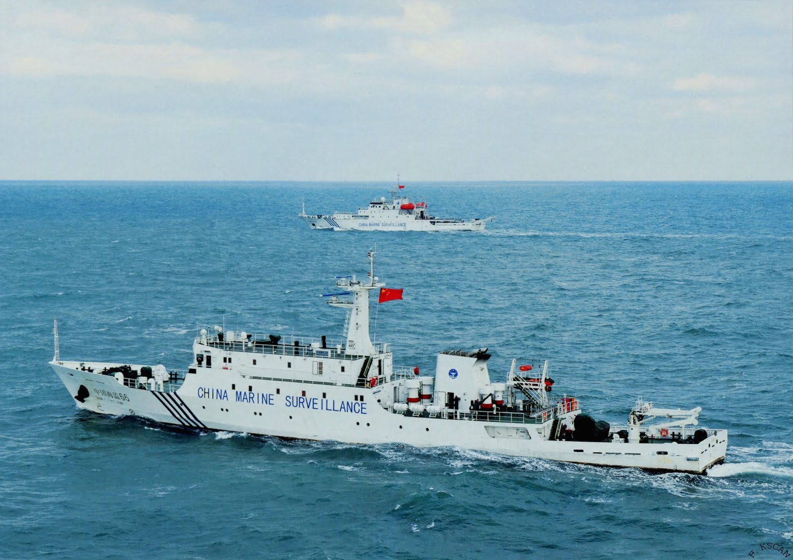 Chińczycy zreorganizowali swoją straż przybrzeżną uzyskując większą ilość uzbrojonych jednostek pływających – fot. china-defense.blogspot.com
