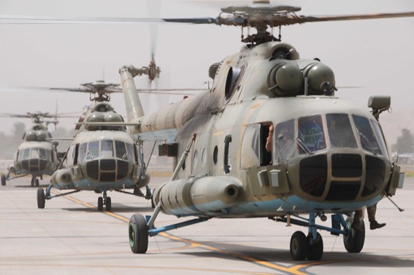 Mi-17 to główny typ śmigłowca w siłach zbrojnych Afganistanu - fot. NATO