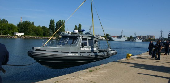 Najnowszy nabytek Marynarki Wojennej - łódź minerska dla świnoujskiej bazy - fot. Tomasz Grotnik