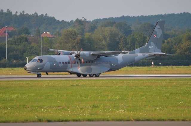 C-295M 012 wraca do Krakowa - fot. kpt. Maciej Nojek