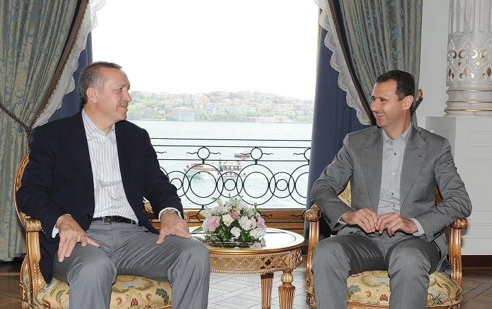 Czy dojdzie do wojny między dawnymi sojusznikami? Na zdj. Recep Tayyep Erdogan i Baszszar al-Asad - fot. www.presidentassad.net