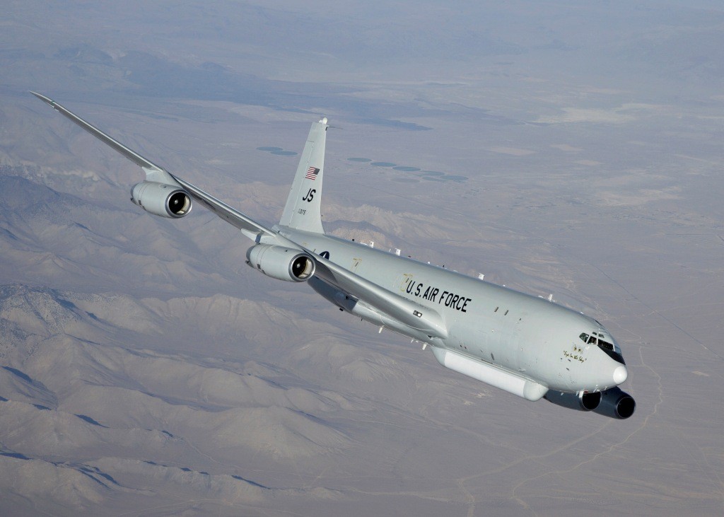 Samolot E-8 JSTARS, maszyna bezcenna w działaniach wojsk lądowych - fot. USAF