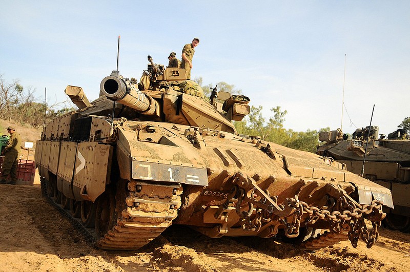 Rakiya ma stanowić uzupełnienie dla ciężkich pojazdów Namer oraz Merkava (na foto) - fot. Siły Zbrojne Izraela