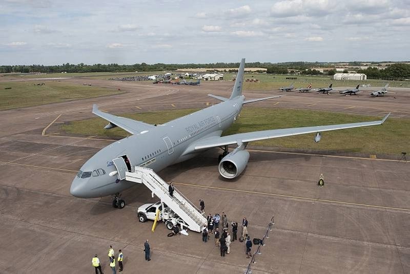 Wielozadaniowy A330MRTT Voyager w barwach AirTanker/RAF, maszyny są już intensywnie eksploatowane w codziennej służbie - fot. Ministerstwo Obrony Wielkiej Brytanii