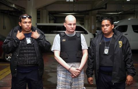 Domniemany francuski agent - fot. AFP PHOTO / Venezuelan Ministry for the Penitentiary Service