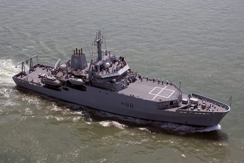 HMS Enterprise odkrył podwodny kanion na Morzu Czerwonym - fot. Ministerstwo Obrony Wielkiej Brytanii