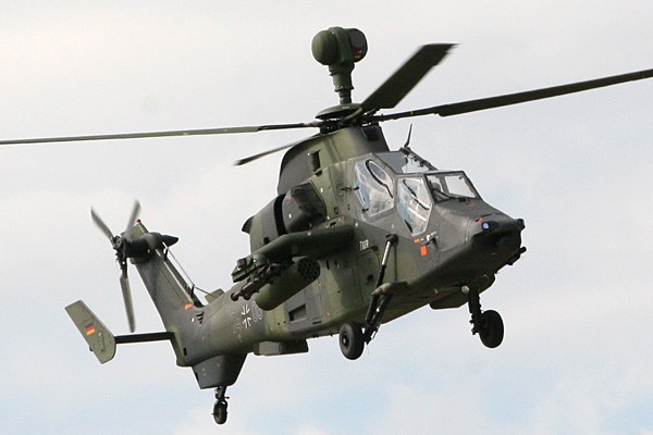 Niemiecki śmigłowiec szturmowy Eurocopter Tiger – fot. Deutsches Heer