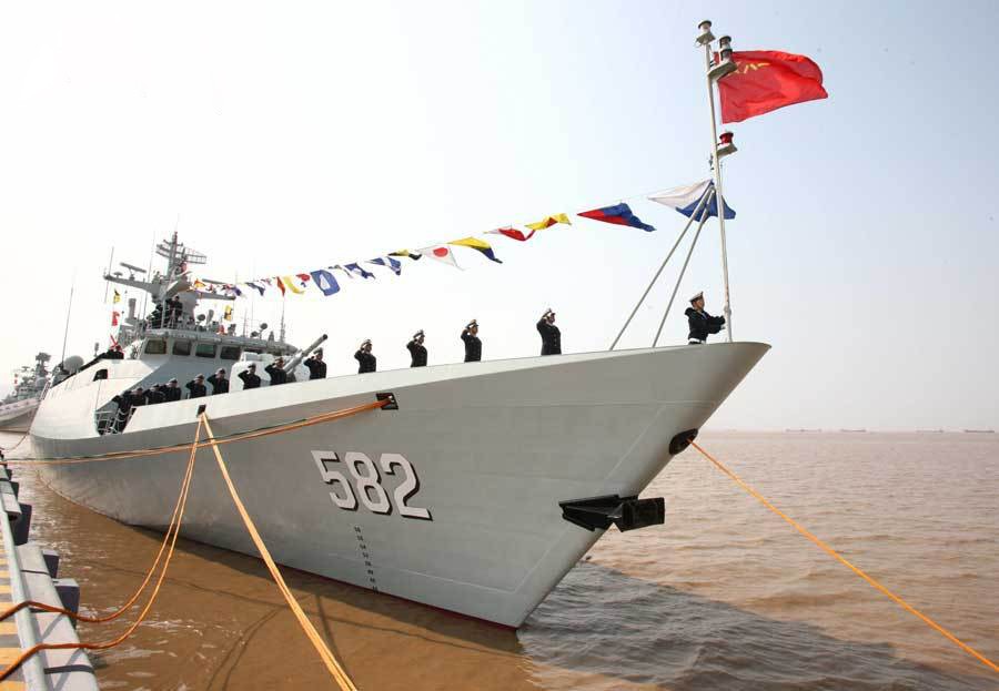 Chiny wprowadziły do linii pierwszą korwetę projektu 056 „Bengbu”- fot. Marynarka Wojenna CHRL