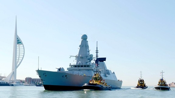 Niszczyciel rakietowy HMS Defender – fot. Royal Navy