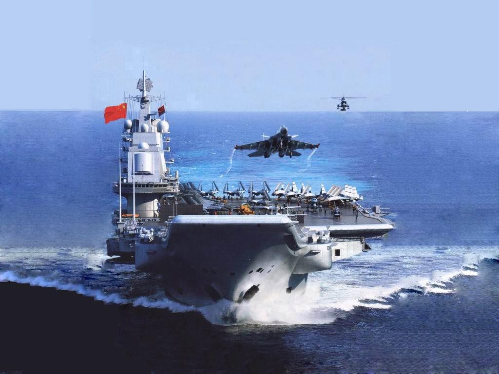 Chiński lotniskowiec – fot. www.chinesedefense.com