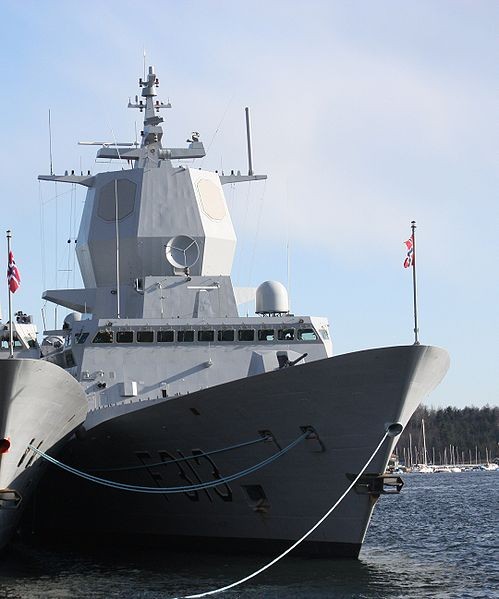 Norweska fregata klasy Fridtjof "KNM Helge Ingstad"- fot. no.wikipedia