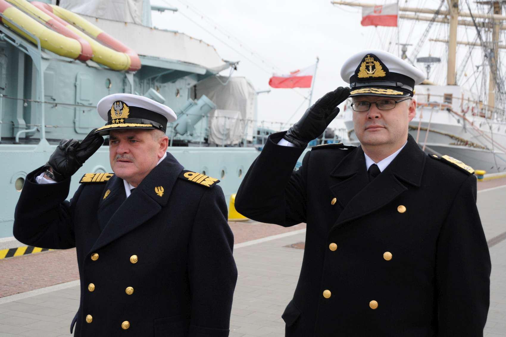 Dowódca Marynarki Wojennej Norwegii w Gdyni - fot. Marynarka Wojenna RP/Marian Kluczyński