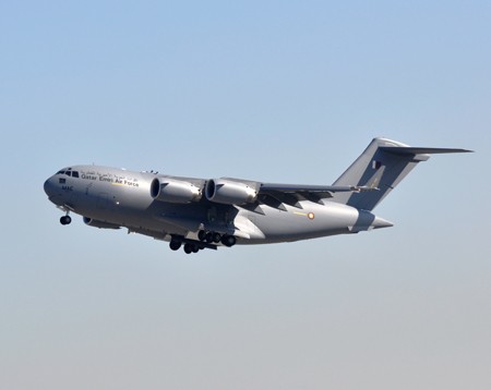 Czwarty egzemplarz samolotu C-17 Globemaster III w barwach Kataru - fot. Boeing