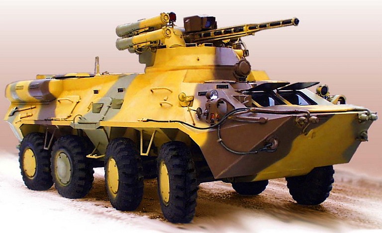 Wśród użytych przez armię birmańską pojazdów bojowych znalazły się m.in. ukraińskie transportery BTR-3U/Fot. Ukrexport