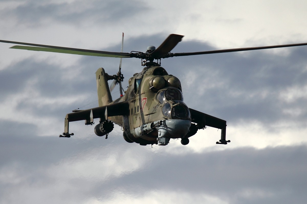 Uzbeckie śmigłowce Mi-24 i Mi-8 mają zostać przystosowane do działań w nocy – fot. shelf3d.com