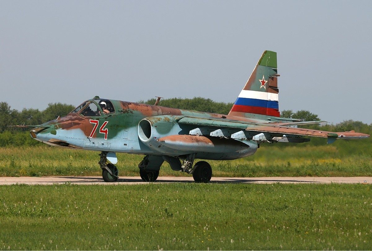 Samolot szturmowy Su-25 - fot. Siergiej Riabstew/wikimedia
