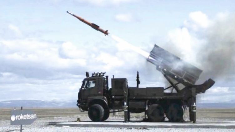 Próbne odpalenie rakiety Hisar-A -fot. SSM