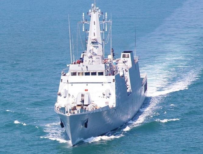 W Indiach wprowadzono do linii drugi pełnomorski okręt patrolowy typu Saryu – fot. worldmaritimenews.com