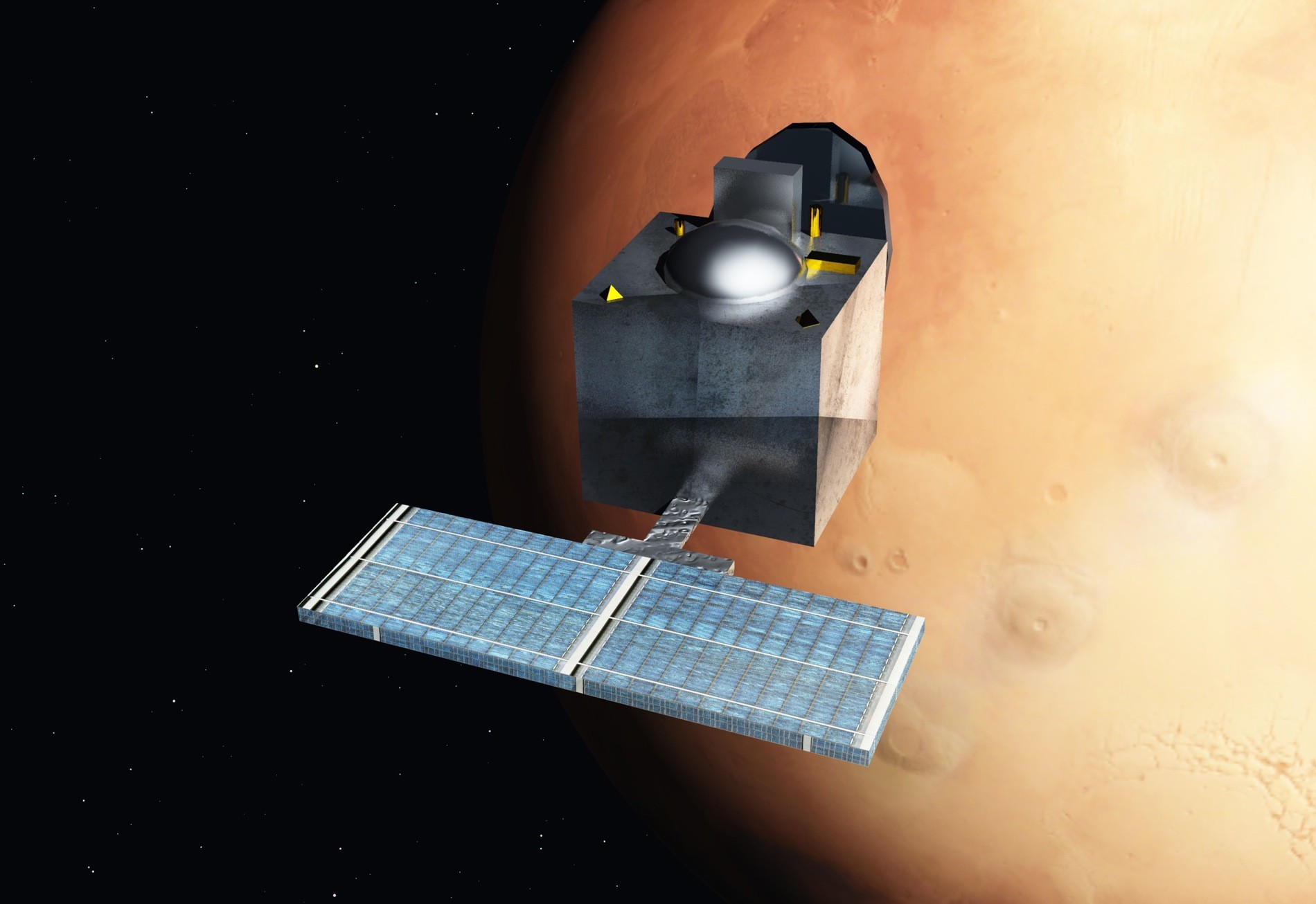 Indyjska sonda marsjańska Mangalyaan jest już na orbicie Ziemi – fot. Nesnad