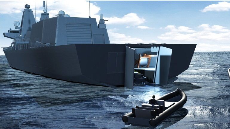 Niszczyciele Typu 26 (na rysunku w wersji ZOP) będą budowane w Szkocji o ile Szkocja pozostanie w wielkiej Brytanii– fot. BAE Systems