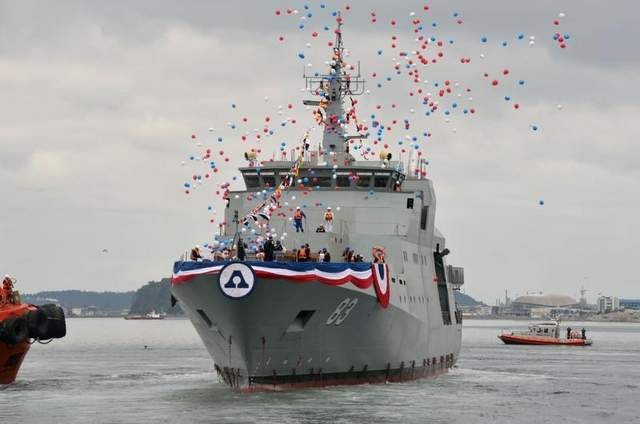 Zwodowano trzeci okręt patrolowy typu Piloto Pardo – fot. Chilean Navy