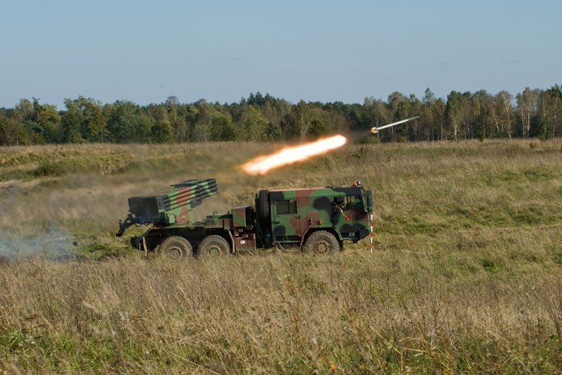 Systemy Homar uzupełnią wyrzutnie rakietowe WR-40 Langusta. Fot. st. chor. Adam Roik/anakonda.do.wp.mil.pl