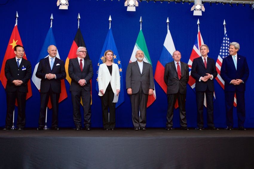Negocjacje mocarstw z Iranem w Lozannie w kwietniu br. Fot. Wikipedia