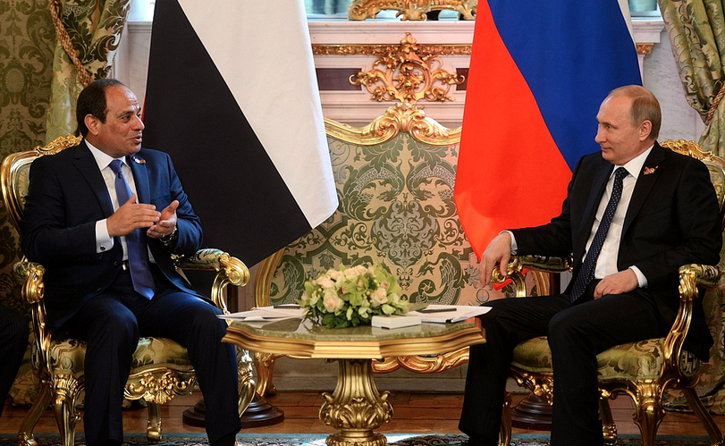 Spotkanie prezydentów Rosji i Egiptu. Fot. kremlin.ru