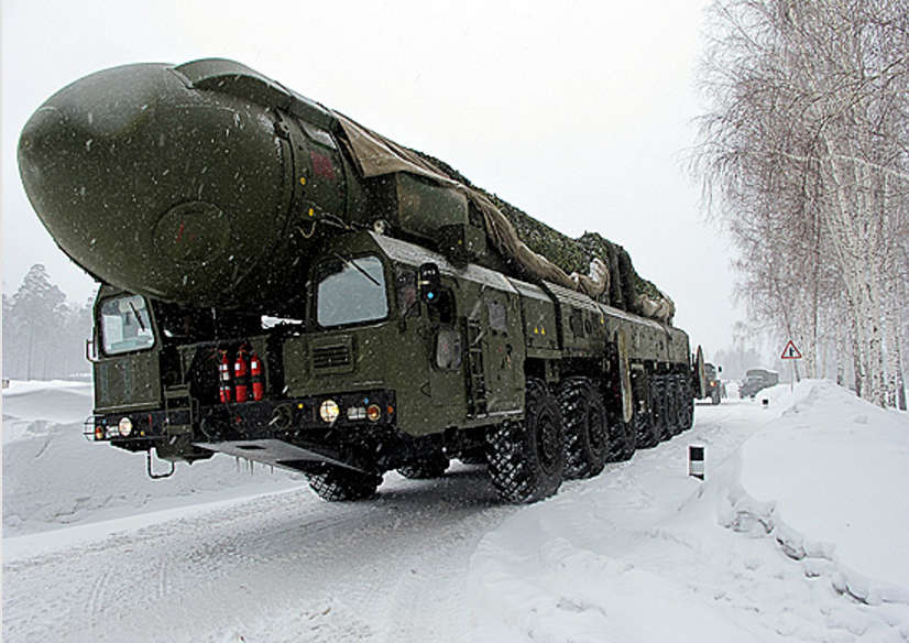 Wyrzutnia rakiet balistycznych Topol-M, fot. mil.ru