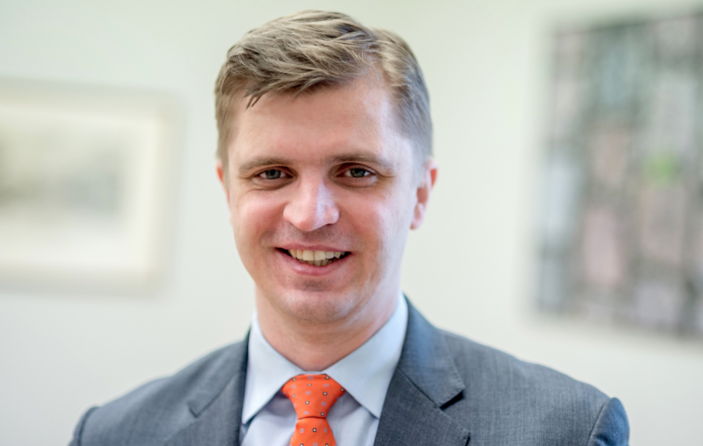 Wiceminister Obrony Litwy Giedrimas Jeglinskas. Fot. Alfredas Pliadis (KAM)