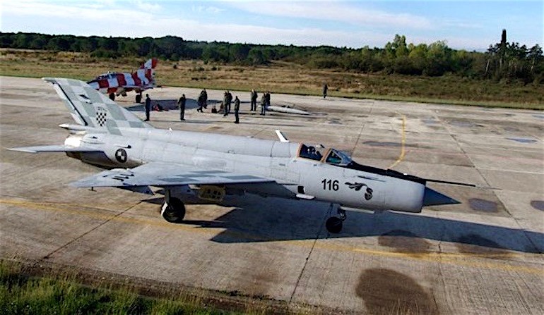 Chorwacki MiG-21, fot. Tomislav Haraminčić - www.flickr.com, wikimedia, CC BY-SA 4.0