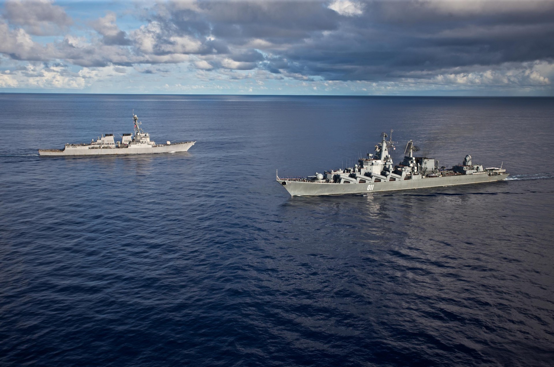 Krążownik „Warjag” – fot. US Navy