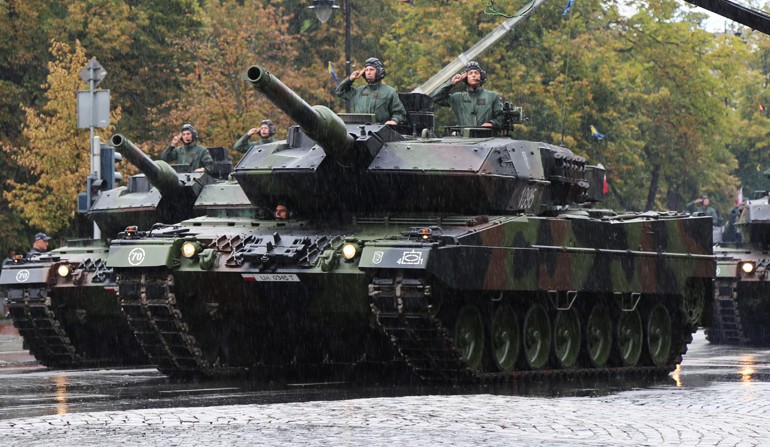 Leopardy 2A5 w 2016 roku. Fot. R. Surdacki / Defence24.pl