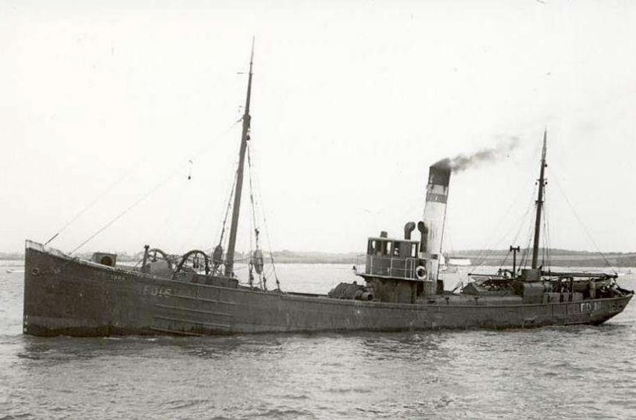 Trałowiec HMS „Arfon” w okresie I wojny światowej. Fot. Historic England