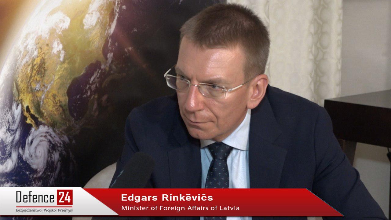 Edgars Rinkēvičs, Minister Spraw Zagranicznych Łotwy. Fot. Defence24.pl