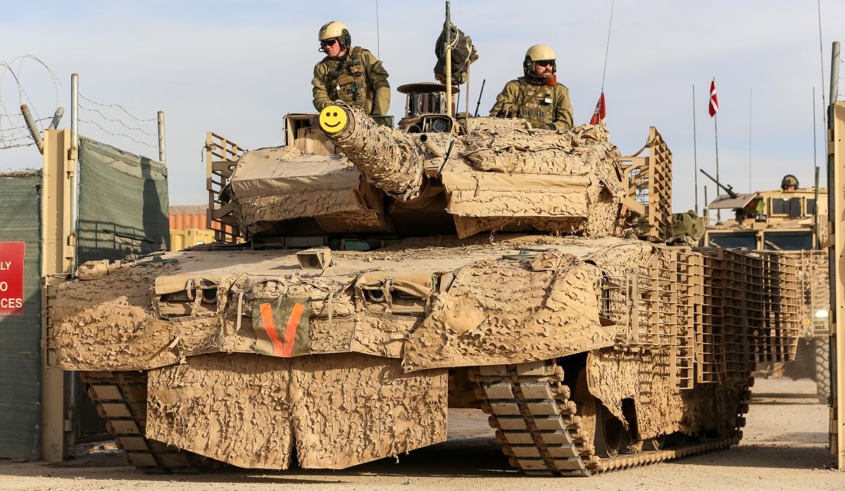 Duński czołg Leopard 2A5 w Afganistanie - fot. forsvaret.dk