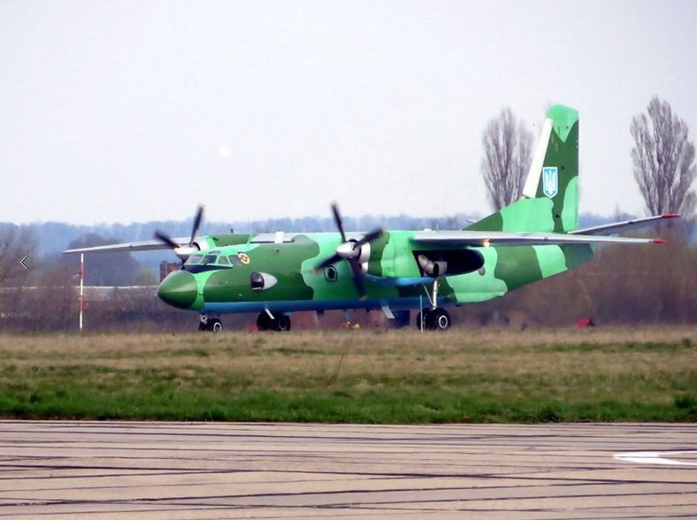 Według ukraińskich władz, nad Słowiańskiem zestrzelony został transportowy An-26. Fot. mil.gov.ua