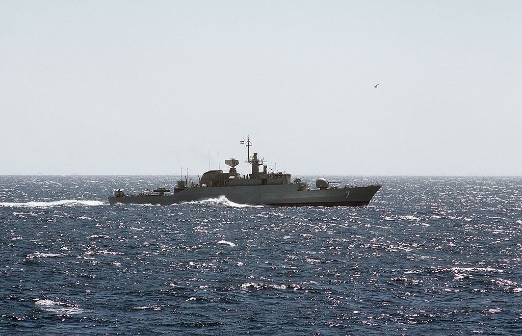 Irańska fregata „Alvand” – fot. Wikipedia