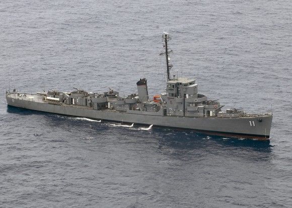 Fregata „Rajah Humabon” w czasie amerykańsko – filipińskich ćwiczeń „Balikatan 2009” – fot. A.Payne/US Navy