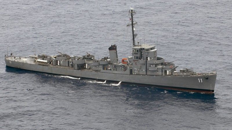 Fregata „Rajah Humabon” w czasie amerykańsko – filipińskich ćwiczeń „Balikatan 2009” – fot. A.Payne/US Navy