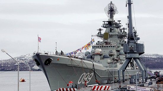 Rosyjski krążownik atomowy projektu 1144 „Piotr Wielki” - fot. mil.ru