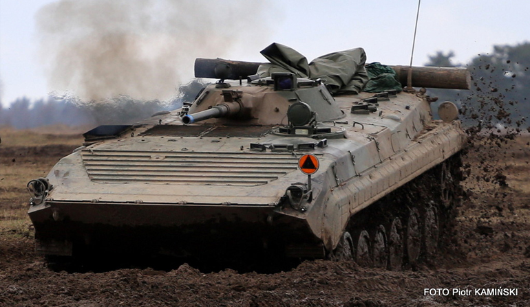 Polski BWP-1 na Ukrainie
